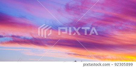 Colorful Sky at Sunset Colorful Sky at Sunset 92305899