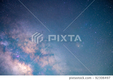 [Milky Way material] Milky Way seen from Maimenoike Pond on the Norikura Plateau [Nagano Prefecture] 92306497