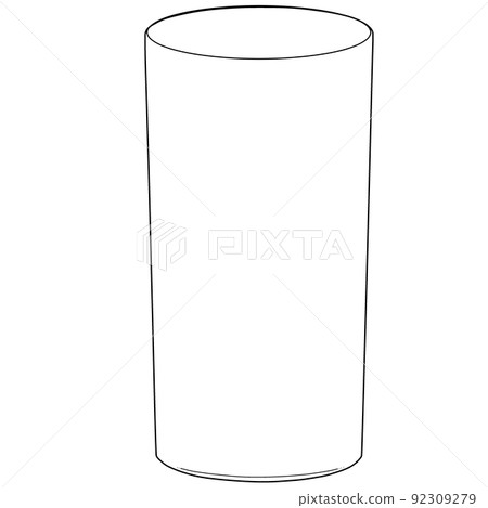 簡單的杯子線描 92309279