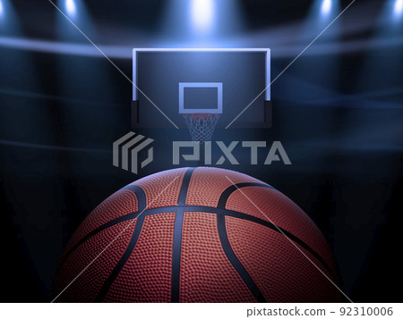 Basketball court, Basketball Championship. 3d render Basketball court, Basketball Championship. 3d render 92310006