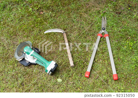 Lawn mowing image 92315050