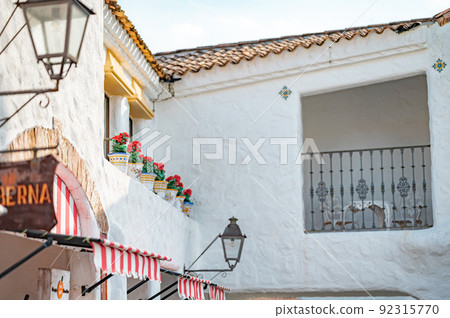 Shima Mediterranean Village at 16:00 in summer Shima Mediterranean Village at 16:00 in summer 92315770