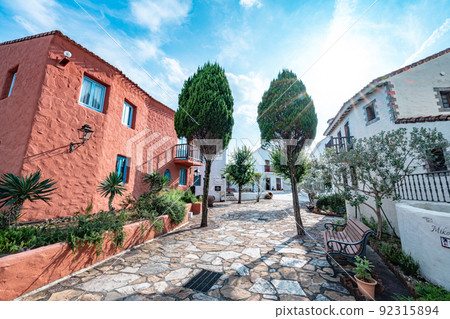 Shima Mediterranean Village at 16:00 in summer Shima Mediterranean Village at 16:00 in summer 92315894