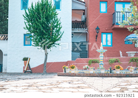 Shima Mediterranean Village at 16:00 in summer Shima Mediterranean Village at 16:00 in summer 92315921