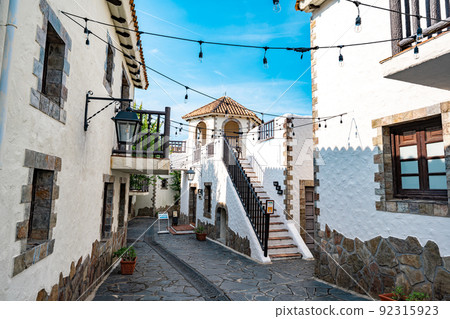 Shima Mediterranean Village at 16:00 in summer Shima Mediterranean Village at 16:00 in summer 92315923