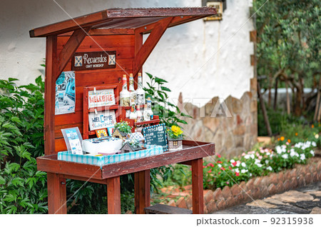 Shima Mediterranean Village at 16:00 in summer Shima Mediterranean Village at 16:00 in summer 92315938