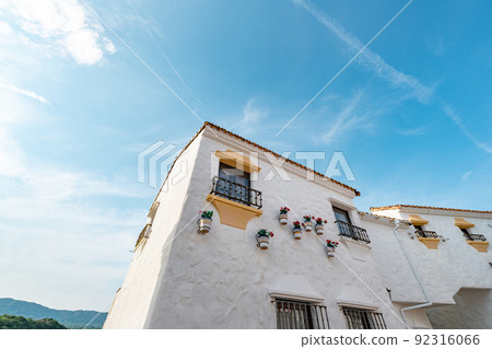 Shima Mediterranean Village at 16:00 in summer Shima Mediterranean Village at 16:00 in summer 92316066