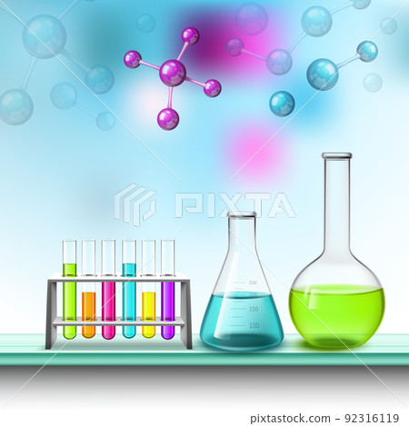 Color Tubes And Molecules Composition Color Tubes And Molecules Composition 92316119