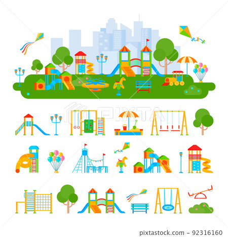 Childrens Playground Constructor Composition 92316160