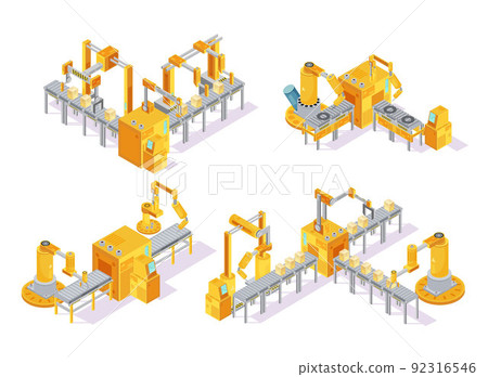 Conveyor System Isometric Design Concept Conveyor System Isometric Design Concept 92316546