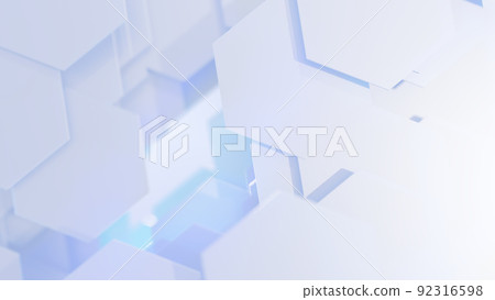 CG Hexagon Many floating hexagons CG Hexagon Many floating hexagons 92316598