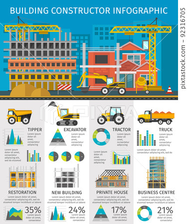 Building Constructor Infographics Building Constructor Infographics 92316705