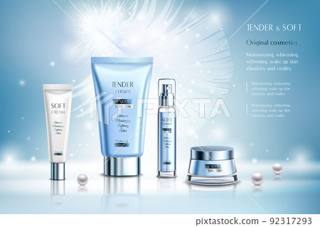 Cosmetics AD Composition - Stock Illustration [92317293] - PIXTA