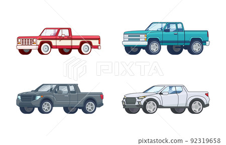 Colorful Pickup Truck Models Collection Colorful Pickup Truck Models Collection 92319658
