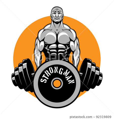 T-shirt vector design for bodybuilders and fitness club T-shirt vector design for bodybuilders and fitness club 92319809