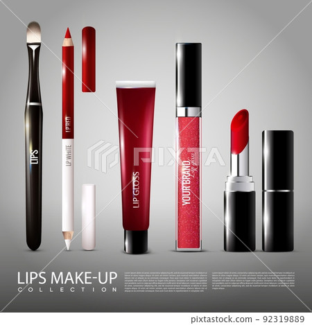 Cosmetology Realistic Products Set Cosmetology Realistic Products Set 92319889