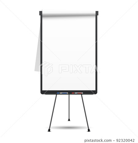 Blank flip chart 92320042