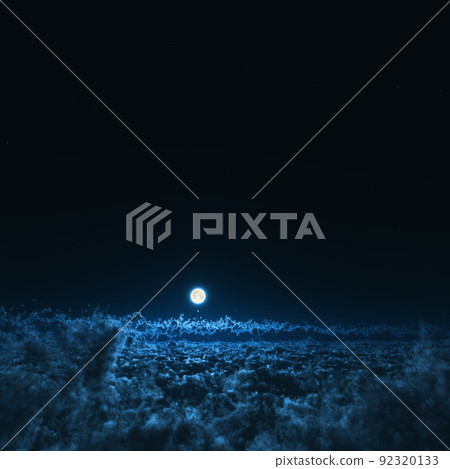 滿月和雲海 92320133