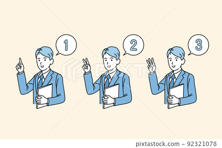 手指拼寫、手數、手勢、西裝男商人 手指拼寫、手數、手勢、西裝男商人 92321078