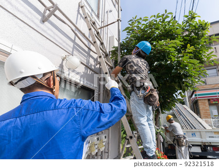住宅腳手架臨時作業、外牆施工、拆除、通用 92321518