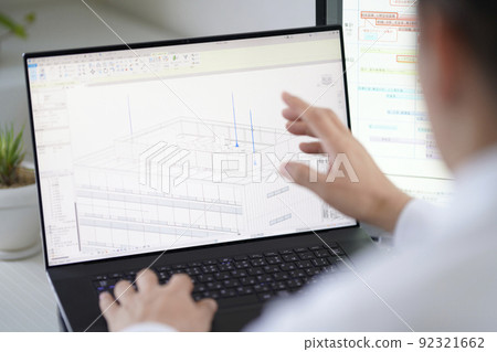 3D CAD 3D 3DCG 建築設計 避雷針 92321662