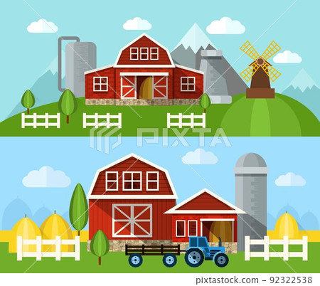 Farm Flat Banner Farm Flat Banner 92322538