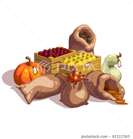 Fresh Vegetables At Farmers Market Design 92322565