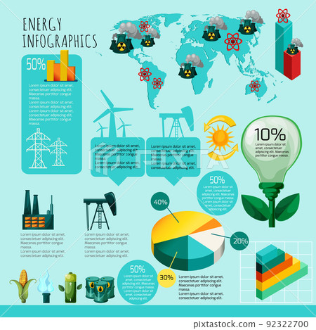 Energy Infographics Set Energy Infographics Set 92322700