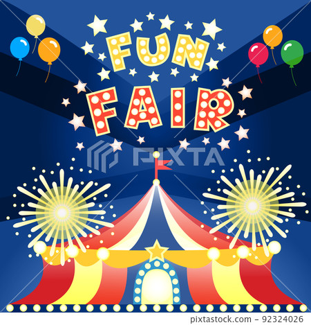 fun fair poster - Stock Illustration [92324026] - PIXTA