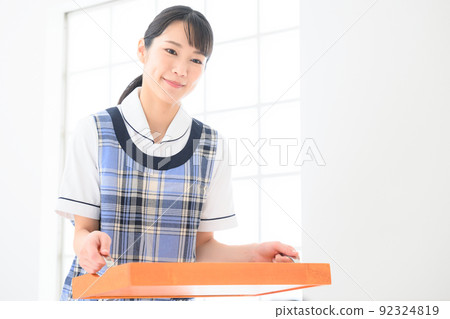Image of serving that is easy to use for caregiver recruitment etc. 92324819