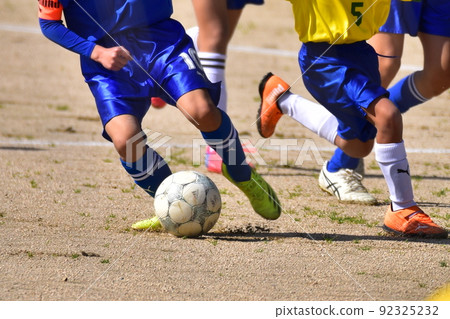 Soccer match, boy, ball Soccer match, boy, ball 92325232