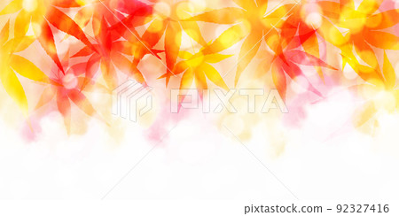  Autumn leaves maple autumn background 92327416
