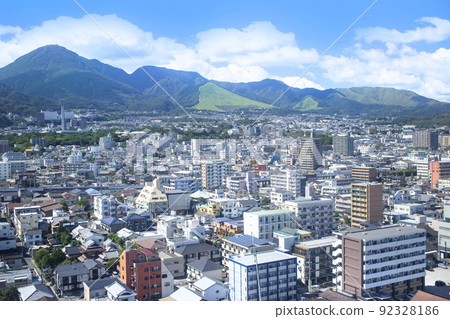 Beppu city area view 92328186