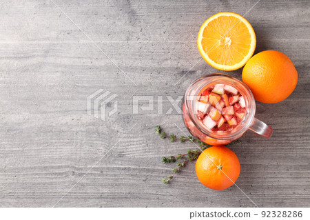 Concept of drink with Sangria, space for text Concept of drink with Sangria, space for text 92328286