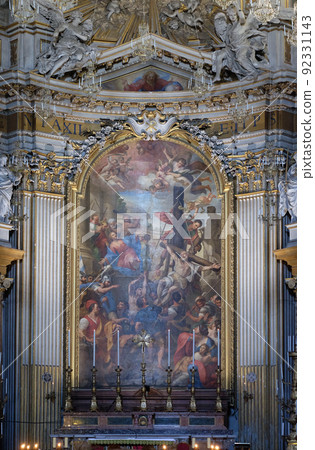 Martyrdoms of the Apostles Philip and James the Less by Domenico Maria Muratori, altarpiece in church dei Santi XII Apostoli in Rome, Italy Martyrdoms of the Apostles Philip and James the Less by Domenico Maria Muratori, altarpiece in church dei Santi XII Apostoli in Rome, Italy 92331143