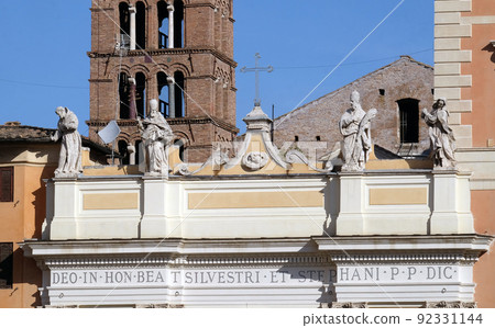Basilica of Saint Sylvester the First (San Silvestro in Capite) in Rome, Italy Basilica of Saint Sylvester the First (San Silvestro in Capite) in Rome, Italy 92331144