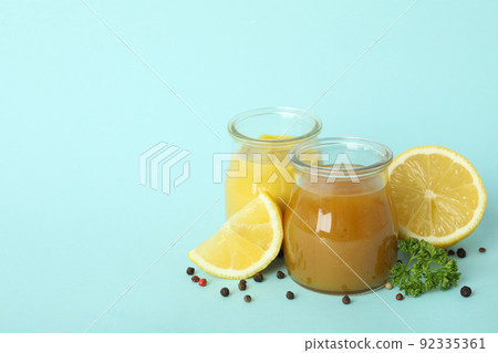 Concept of tasty food with sauce, space for text Concept of tasty food with sauce, space for text 92335361