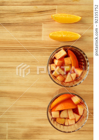 Concept of alcohol drink with Sangria, space for text Concept of alcohol drink with Sangria, space for text 92335752