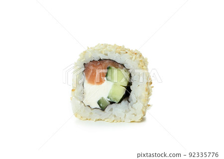 Roll isolated on white background, close up Roll isolated on white background, close up 92335776