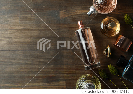 Concept of fragrant perfume, space for text Concept of fragrant perfume, space for text 92337412