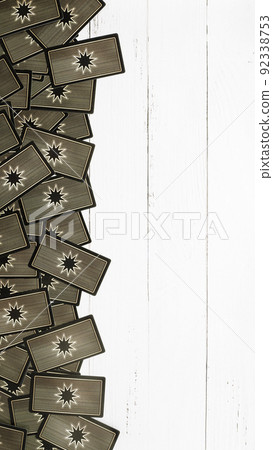 Concept of psychic advisor or ways of divination with cards. 92338753