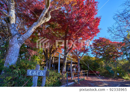 Momijidai teahouse on the way from Mt. Takao in Hachioji, Tokyo to Mt. 92338965