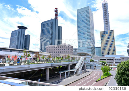 從埼玉新都心站東口甲板眺望 92339186