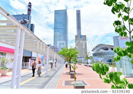 從埼玉新都心站東口甲板眺望 92339190