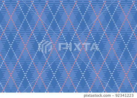 Plaid background illustration image Plaid background illustration image 92341223