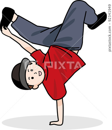 Man doing breaking 92341949