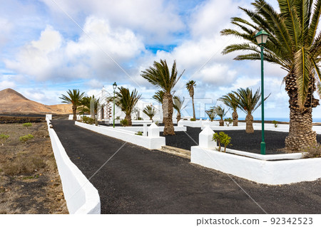 Church near Tinajo on Lanzarote, Canary Islands Church near Tinajo on Lanzarote, Canary Islands 92342523