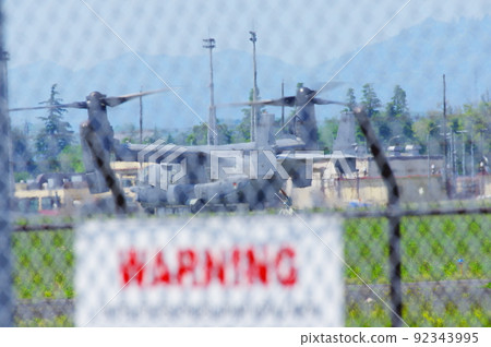 Osprey conducting flight training at Yokota Air Base Osprey conducting flight training at Yokota Air Base 92343995