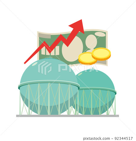 Image of price increase of city gas Image of price increase of city gas 92344517