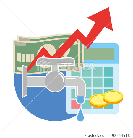 Image of water rate increase Image of water rate increase 92344518